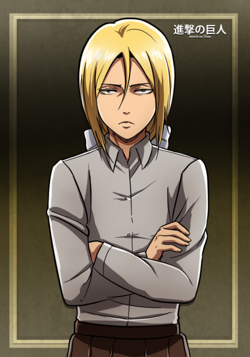 stoned-levi:  rainbow-taishi:  What if Levi was the one who disguised as Krista/Historia? I am sorry that I’m not sorry that I made this  i’d fly to japan and personally thank isayama, myself 