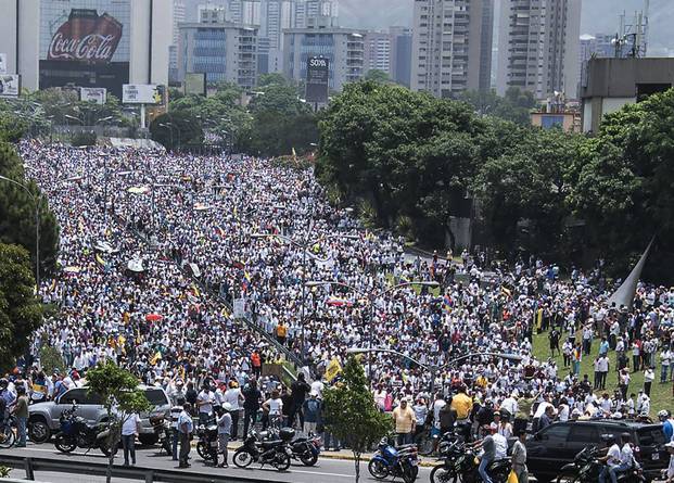 micdotcom: 14 photos from Venezuela’s massive anti-Maduro protests on Wednesday