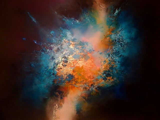 asylum-art-2:  Abstract Paintings by Simon Kenny                      