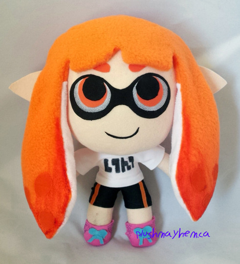 plushmayhem:One cutie Inkling! Doing her hair was really fun and given me fun ideas on how to do fut