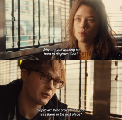 Anamorphosis-And-Isolate:  ― I Origins (2014)Sofi: Why Are You Working So Hard