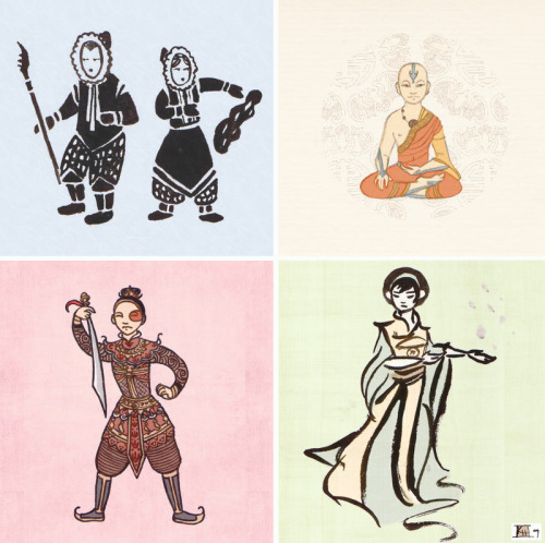 hlwim: AtLA - Stylized by =rosesmusings