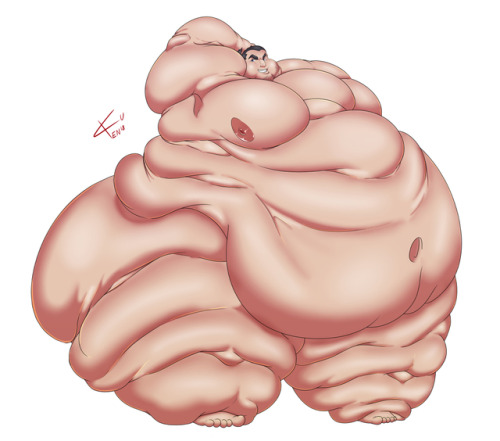 luxalivechub: Here’s the other reward for Badgermancer over at Patreon, who wanted an extremely fatt