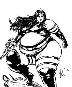 ray-norr:  Quickie of Psylocke from the X-Men