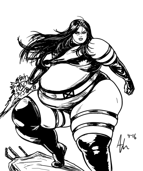 ray-norr:Quickie of Psylocke from the X-Men