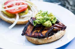 alloftheveganfood:  BBQ Tofu Burger Vegan