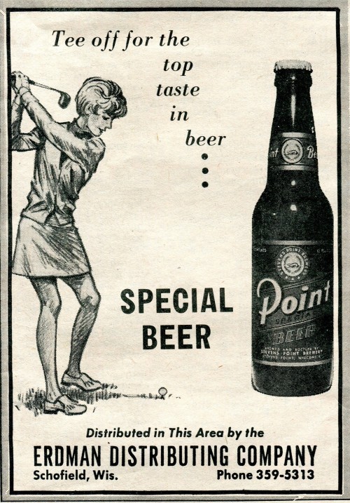 Point Beer advertisement, 1976.