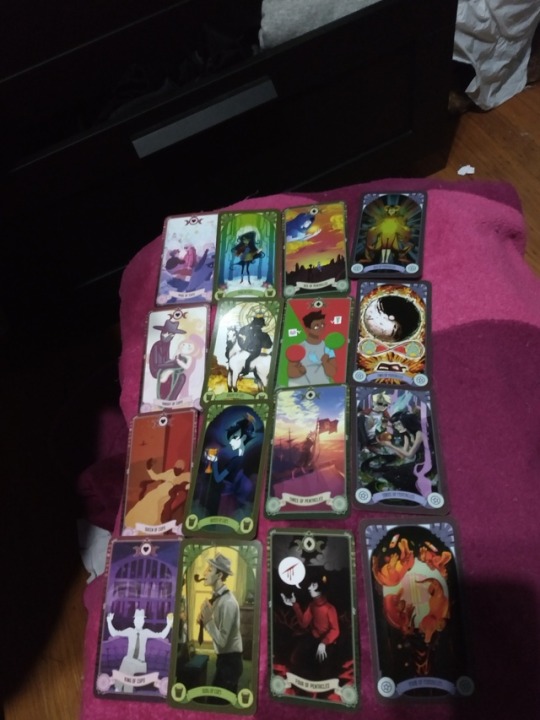 cassandraooc:         I decided to take pictures of all the cards in both decks side by side! Apologies for the low quality pictures. Left side of each row is new, right is old. I really love using these decks in tandem, they work so well with each other!