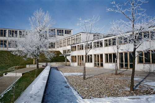 Hans G. Conrad, photo impression of the design school HfG Ulm, 1955, soon after the competition of t