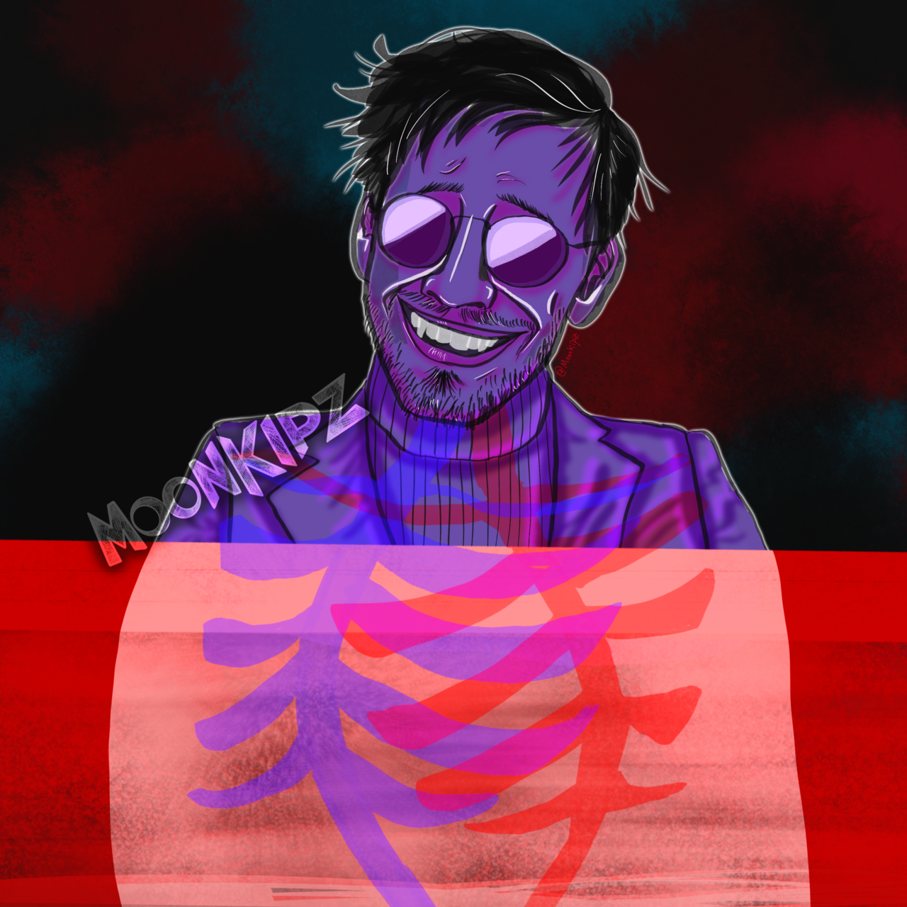 moonkipz:  “Beneath” © MoonKipzOh no, it appears a man is drowning…