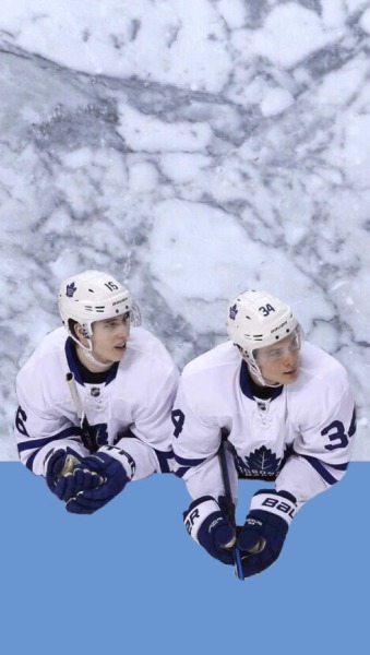 Where Hockey Meets Art — wallpapers • auston matthews & mitch marner +