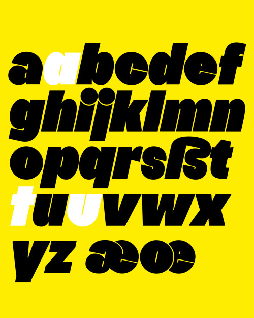 Hanje started as an experiment which explored the questions whether a typeface could have a maximum 