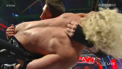 hot4men:  Dolph Ziggler’s butt crack exposed porn pictures