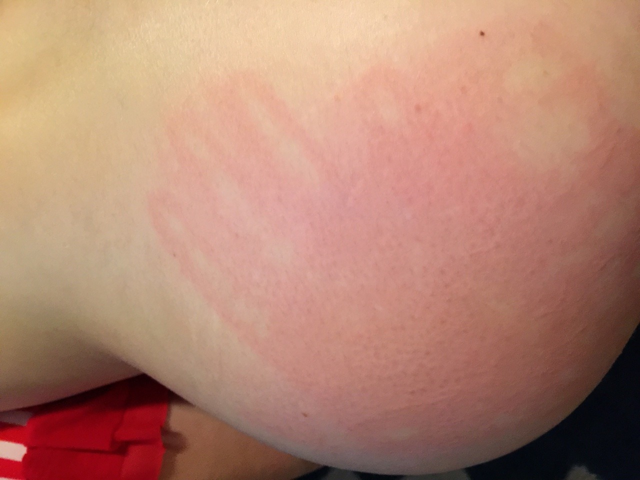 daddythefetish:bondageblair and I spanked peppermint today : ) she picked out the