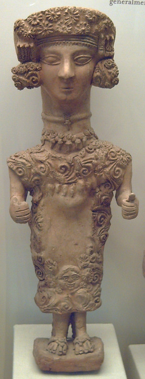arjuna-vallabha: The Lady of Ibiza, probably a representation of the Carthaginian goddess Tanit, cer