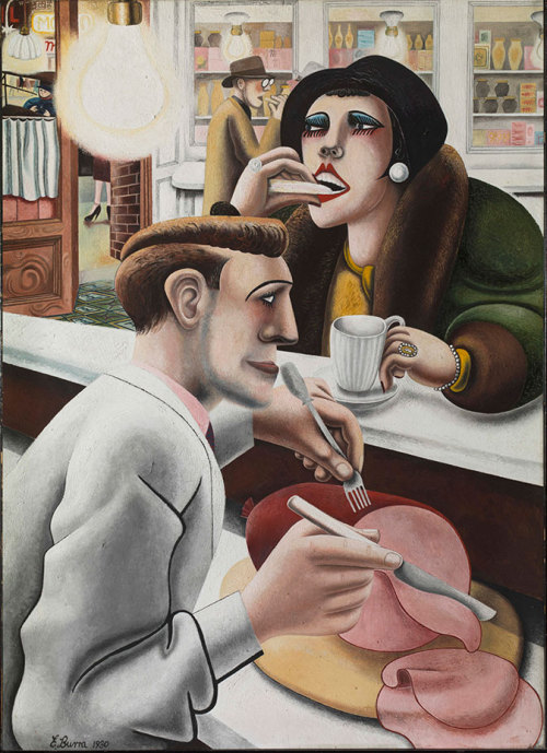 nevver:  Friday night, Edward Burra  porn pictures