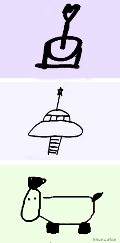  expectation VS. reality : Kris drawing 