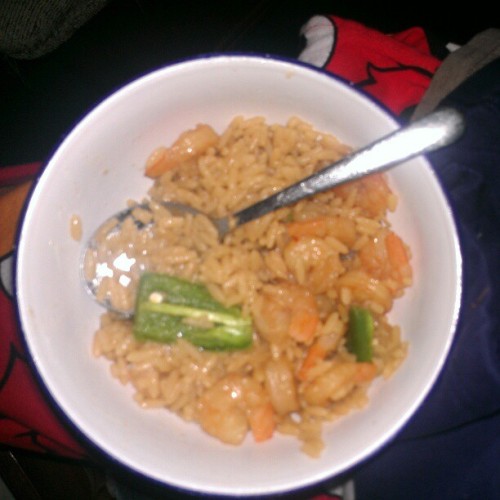 Home made shrimp fried rice and jalapenos porn pictures