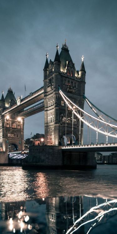 London, Tower Bridge, night, city, 1080x2160 wallpaper @wallpapersmug : bit.ly/2EBfd6v - http