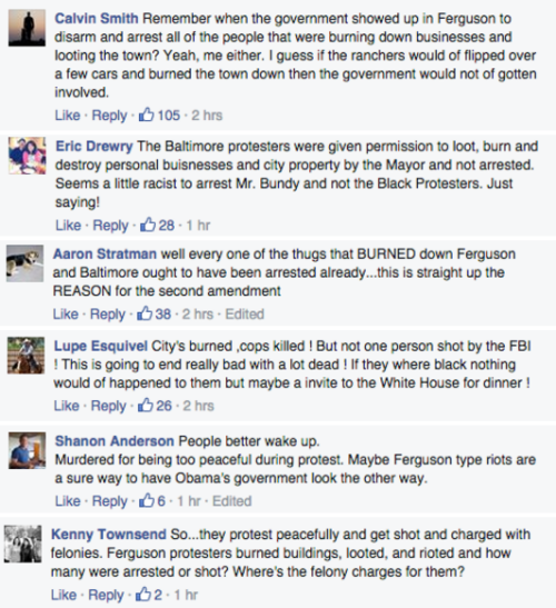 exposingonlineracists:  Funny how quickly people forget all the arrests, the schools getting shut down, the tear gas being thrown into crowds, the town being blocked in, the tanks, the snipers, the armored vehicles, the curfews. They talk like nothing