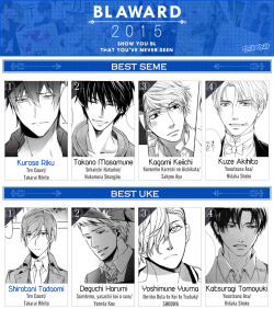 knpro:BL AWARD 2015 (chil-chil.net)☆ BEST SEME:~ top 4 as shown