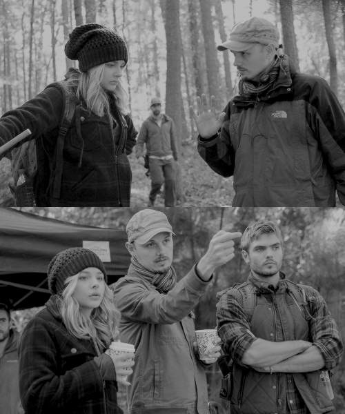 chloemoretzdaily - Behind the scenes of ‘The 5th Wave’ with...