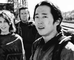 thewalkinggifs:  I got it off of a dead one… I didn’t think he’d need it. 
