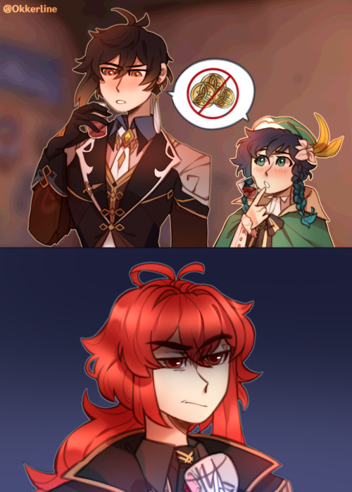 okkerline:Gods vs angry Diluc
