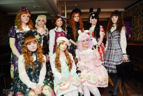 Models. Haenuli’s fashion show Me in sailor. Gothic&amp;Lolita festival New Year’s p