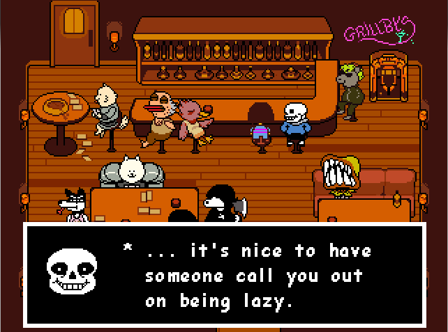 speculativexenolinguist:  a-canon-url:  What happens when you call Papyrus uncool