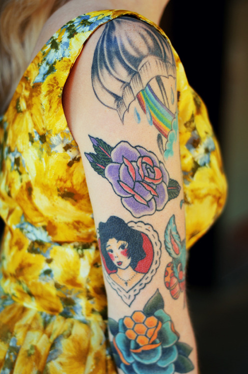 alxbngala:    Jessie Darling |Tattoos| by Courtney Reader  
