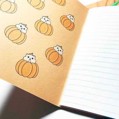 “Happy Hammy-ween” notebook available from the TorisLittleBubble shop on Etsy HERE