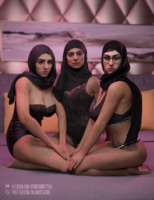 Girls’ NightNew Hijabi, I hope you like the new member Dina. What do you think of this Trio?Mo