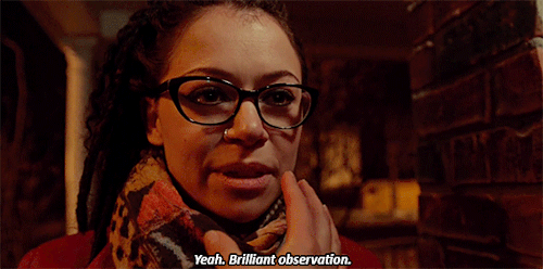 sestragif:You’re the other one.Yeah, I’m Cosima, um, I know I’m sorry about this whole ambush thing.