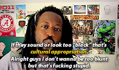 pedro-martines:  jemsdrug:(x)  “Now I am not African, or Jamaican, or Rastafarian–or even remotely spiritual or religious at all. Yet, no one has ever accused me of Cultural Appropriation by having dreadlocks. My question is: Why is it okay for me