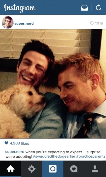 liamdunbars:  thallen week; day four: social media auwhen barry and eddie first started dating, they didn’t tell anyone. they tried to keep it secret for a while before the started forgetting and suddenly, everyone knew. after a while, they weren’t