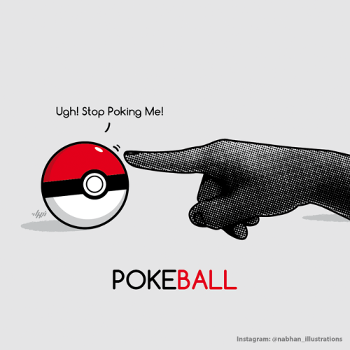 ‘Pokeball’Follow me: www.instagram.com/nabhan_illustrations