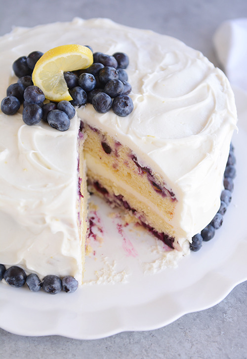 foodffs: Lemon Blueberry Cake with Whipped Lemon Cream Cheese FrostingReally nice recipes. Every hou