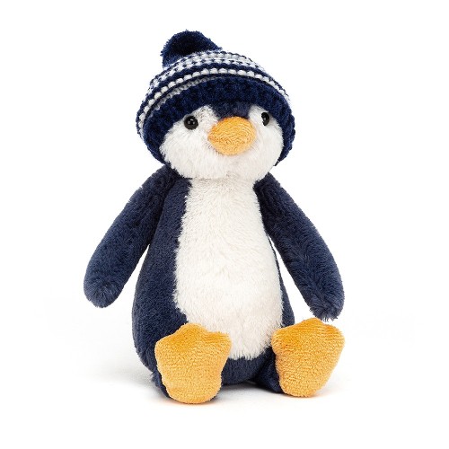 jellycatstuffies:Bashful Bobble Hat Penguin Navy, Grey and BurgundyKo-fi / Instagram