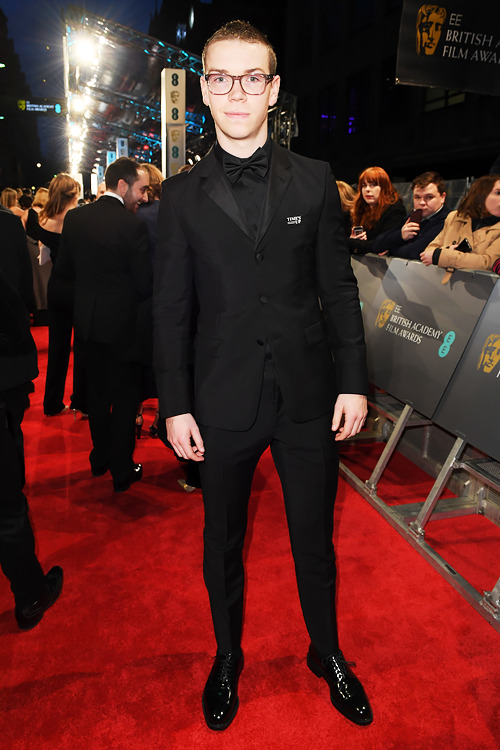 Will Poulter attends the 71st British Academy Film Awards at Royal Albert Hall in London, England (F