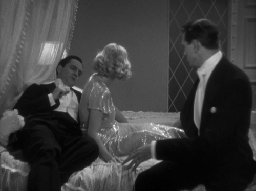 leonardcohenofficial:fredric march, miriam hopkins, and gary cooper in design for living (ernst lubi