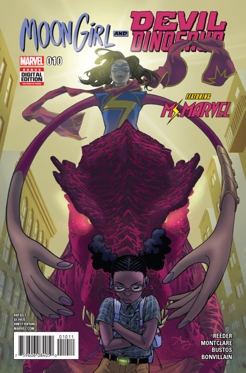 mahdialynn: fykamalakhan: PREVIEW: MOON GIRL AND DEVIL DINOSAUR #10 (Release: August 24, 2016)by Amy