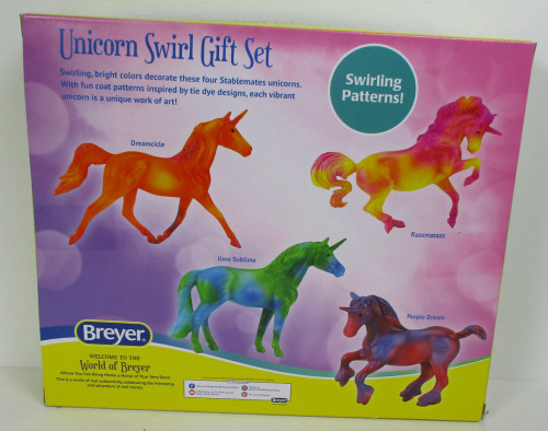 It’s Toy Time Tuesday!With…Breyer Unicorn Swirl Gift Set!This is a new set that came out with