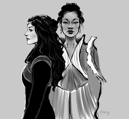 ehay:Moiraine and Siuan.