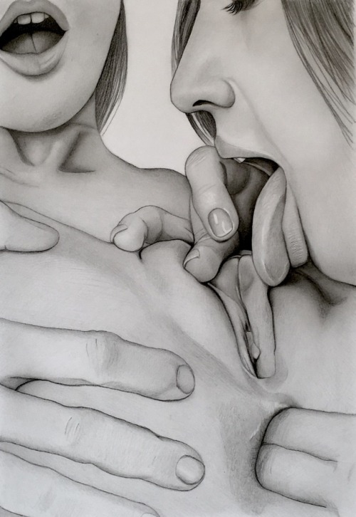 she-goes-to-eleven:  erotic-pencil-art-denmark: One of my more dirty pictures to date. Hope you enjo