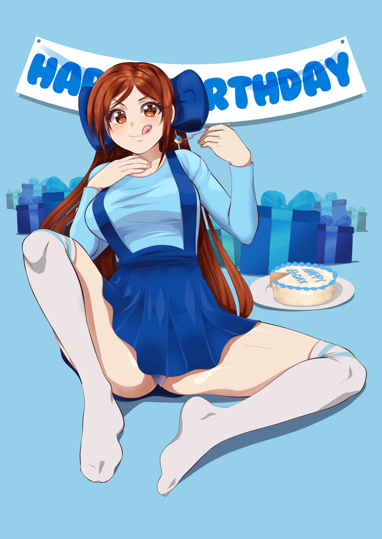 rileyav:  birthday present commish!! qwq happy b-day to the lovely client’s gf~