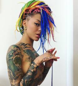 ecstasymodels:  Rainbow  miryamlumpini  