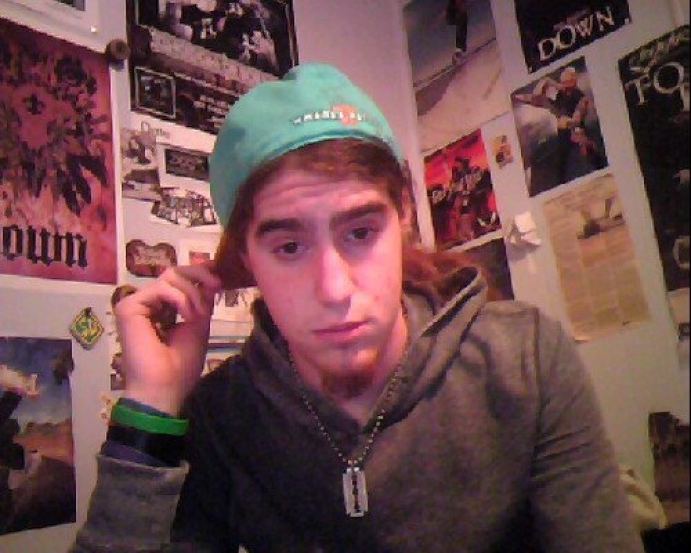 Before the full beard and the septum ring