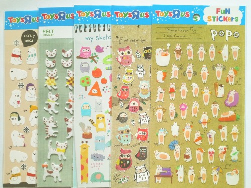 Korean stickers from Toys R Us *__*