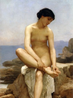 art-is-art-is-art:  The Bather, William-Adolphe Bouguereau 